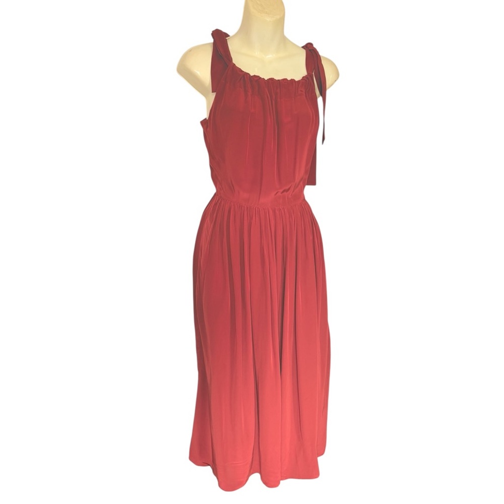 Stockholm Atelier Elegant Red Sleeveless Dress size S